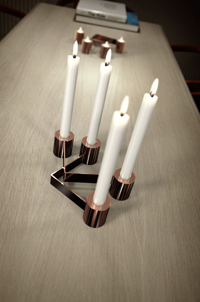 FROST Candleholders – Industrial Elegance