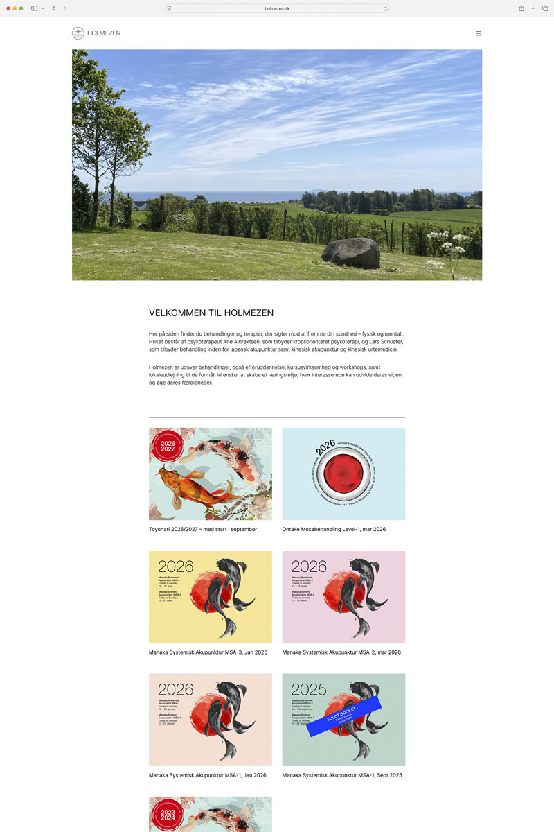 Holmezen Website